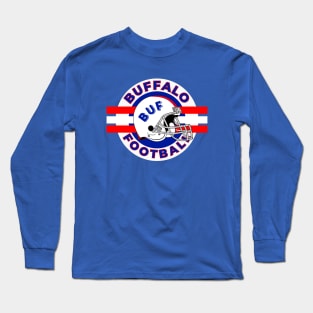 Buffalo Football Vintage Style Long Sleeve T-Shirt